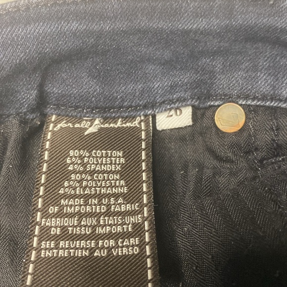 7 for all mankind “the skinny” jeans - Picture 4 of 5